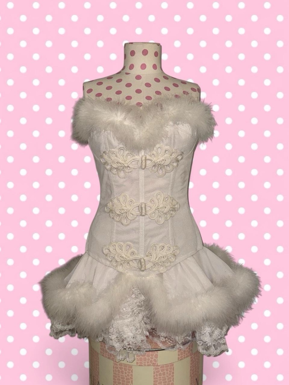 trashy lingerie ukrainian corset, bolero and skirt all size medium - Picture 4 of 7